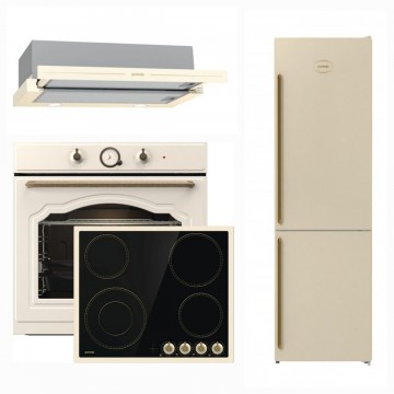 Gorenje BOS67372CLI + EC642CLI + BHP62CLI + NRK6202CLI Εντοιχιζόμενο Σετ Οικιακών Συσκευών